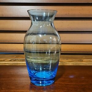 Glass Vase Blue Small